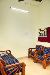 the waiting room for guest and visitors